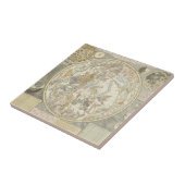 Planisphaerii Coelestis Hemisphaerium Tegeltje (Zijkant)