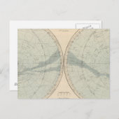 Planisphere Celeste Hemisphere Briefkaart (Voorkant / Achterkant)