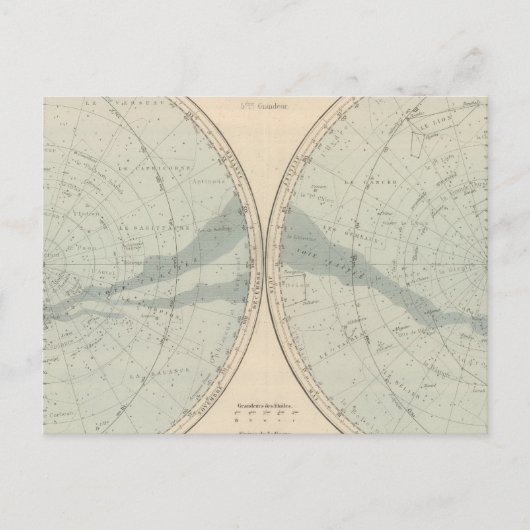 Planisphere Celeste Hemisphere Briefkaart (Voorkant)