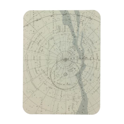 Planisphere Celeste Hemisphere Magneet (Verticaal)