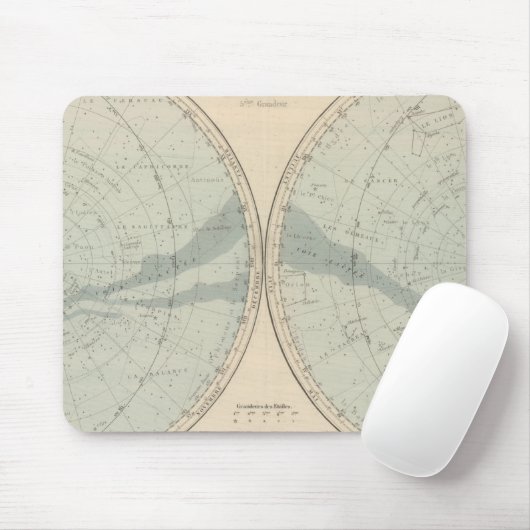 Planisphere Celeste Hemisphere Muismat (Met muis)