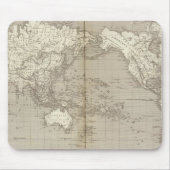 Planisphere-diagram van het zonnestelsel muismat (Voorkant)