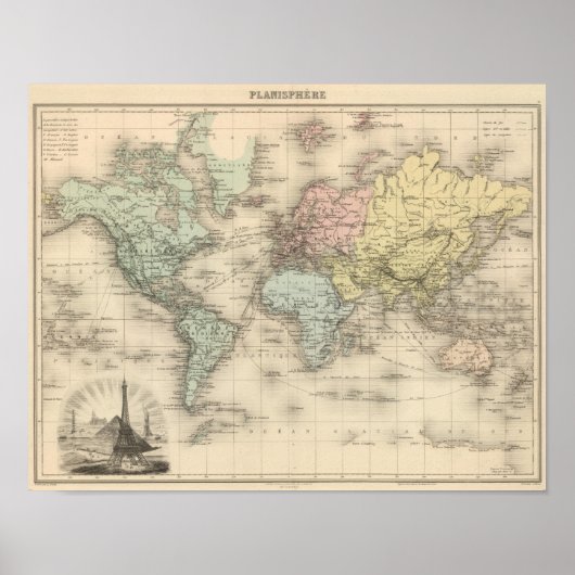 Planisphere Poster (Voorkant)