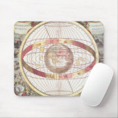 Planisphere uit 'Atlas Coelestis' Muismat (Met muis)