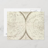 Planispheres celestes - Celestial Briefkaart (Voorkant / Achterkant)