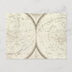Planispheres celestes - Celestial Briefkaart