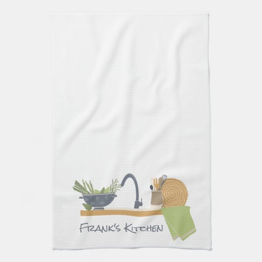 Plank #2 Thee Keukenhanddoek (Verticaal)