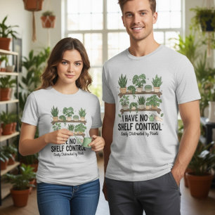 Plank Controle Vetplant Liefhebber Grappig Plant T Tri-Blend Shirt