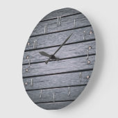 Plank it Wall Clock Grote Klok (Hoek)