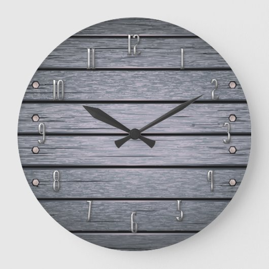 Plank it Wall Clock Grote Klok (Voorkant)