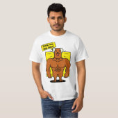 Plank Now Wine Later Funny Gym Shirt (Voorkant volledig)
