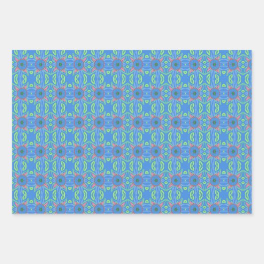 plank- of ladevoering met patroon inpakpapier vel (Voorkant 3)