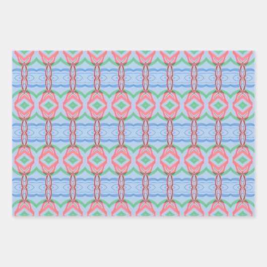 plank- of ladevoering met patroon inpakpapier vel (Voorkant 2)