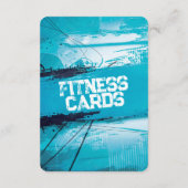 Plank Schouder Taps Fitness Kaart met Blue Backing (Achterkant)