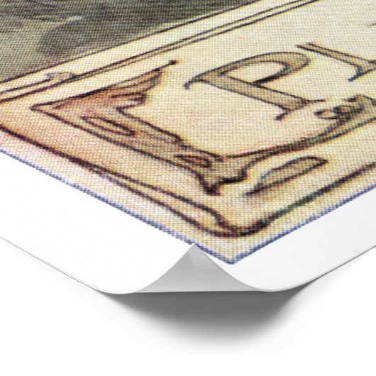 Plankbommen van Anne Anderson Poster (Hoek)