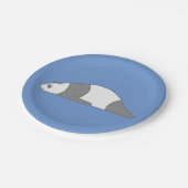 Planking Panda Papieren Bordje (Gekanteld)