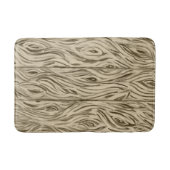 plankplanken met houtwaren badmat (Voorkant)