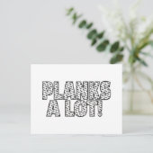 Planks Veel Core Fitness Workout Quote Briefkaart (Staand voorkant)