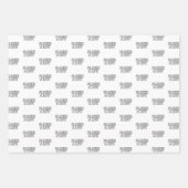 Planks Veel Core Fitness Workout Quote Inpakpapier Vel (Voorkant 2)