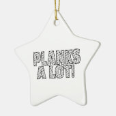 Planks Veel Core Fitness Workout Quote Keramisch Ornament (Links)