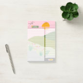 Planlijst voor landschapsnotities post-it® notes (Kantoor)