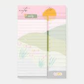 Planlijst voor landschapsnotities post-it® notes (Voorkant)