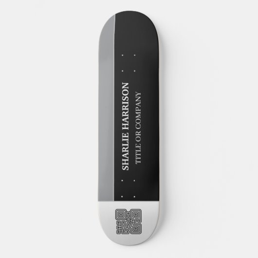 Planne met QR-code Persoonlijk Skateboard (Voorkant)