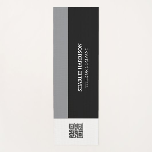 Planne met QR-code Yogamat (Voorkant)