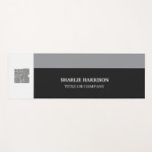 Planne met QR-code Yogamat (Voorkant (horizontaal))