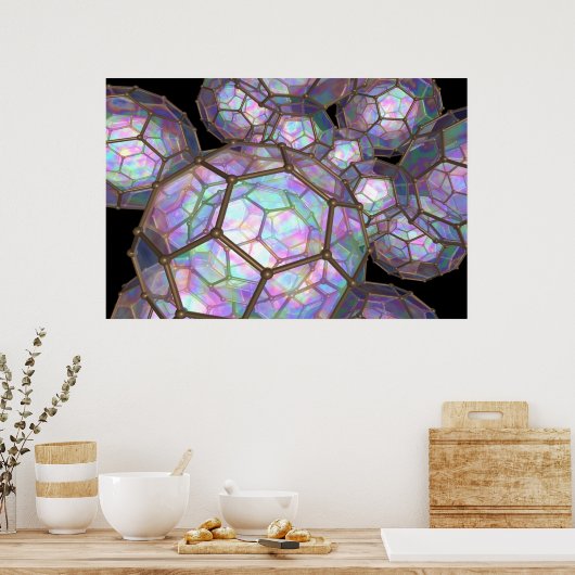 Plannen binnen de plannen poster (Keuken)