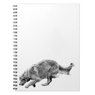 Plannen met een lopend goud notitieboek