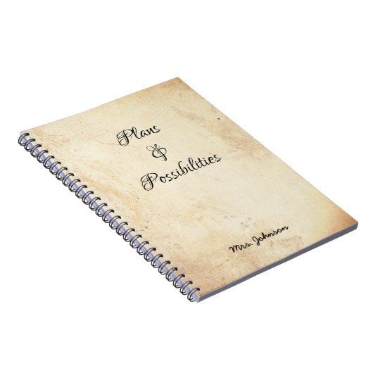 Plannen & Mogelijkheden Rustiek Notitieboek (Rechterzijde)