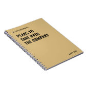 Plannen om grappige quote over te nemen notitieboek (Rechterzijde)