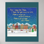 Plannen om u hoop en een Future-Jeremiah 29-11 te Poster (Voorkant)