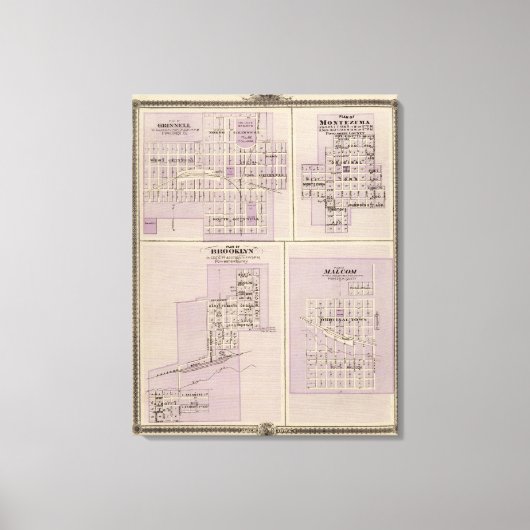 Plannen van Brooklyn, Grinnell Canvas Afdruk (Voorkant)