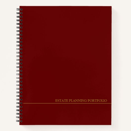 Plannen van de staat Portfolio - Zwart | Blauw Not Notitieboek (Voorkant)