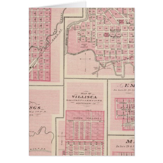 Plannen van Glenwood, Denison, Hastings (Voorkant)