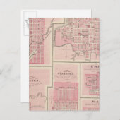 Plannen van Glenwood, Denison, Hastings Briefkaart (Voorkant / Achterkant)