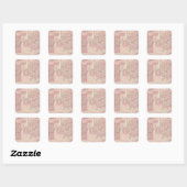 Plannen van Glenwood, Denison, Hastings Vierkante Sticker (Vel)