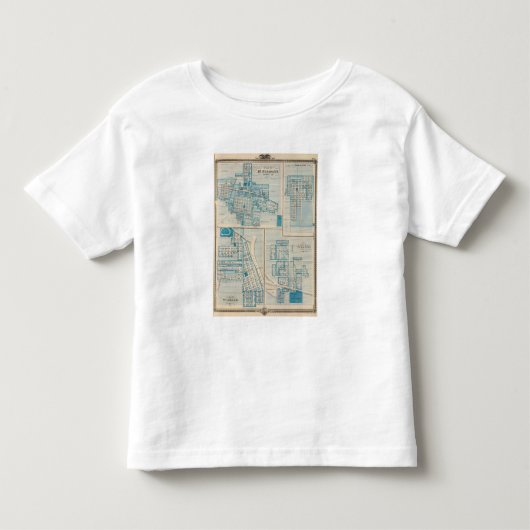 Plannen van Mt Plessant, Toledo Kinder Shirts (Voorkant)
