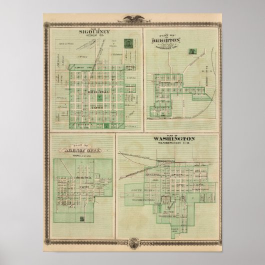 Plannen van Sigourney, Brighton Poster (Voorkant)