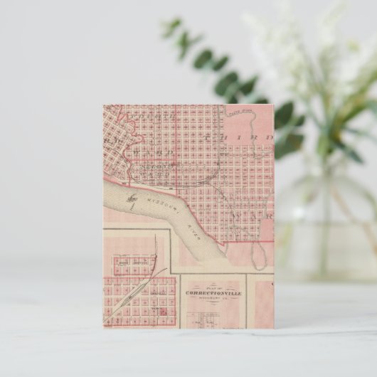 Plannen van Sioux City, Le Mars Briefkaart (Staand voorkant)