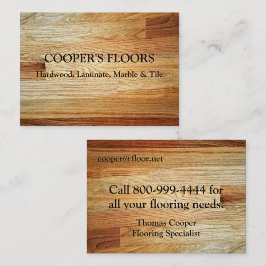 PLANNEN VISITEKAARTJE (Voorkant / Achterkant)