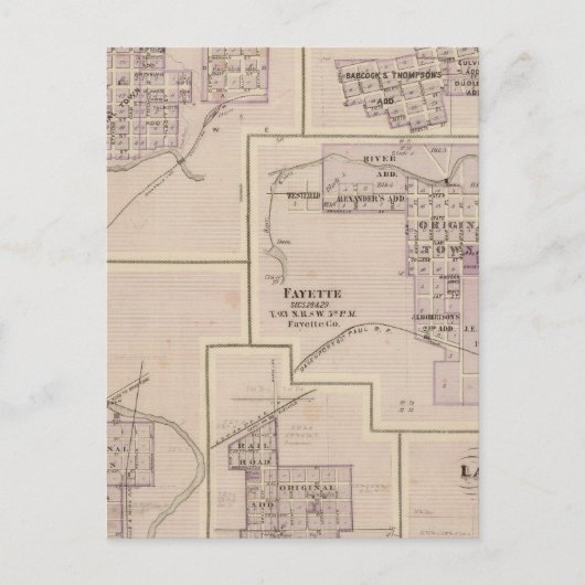 Plannen voor cedar-Herfsten Briefkaart (Voorkant)