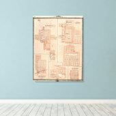 Plannen voor Centerville, Leon, Moulton Canvas Afdruk (Insitu (Houten vloer))