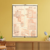 Plannen voor Centerville, Leon, Moulton Canvas Afdruk (Insitu (Woonkamer))