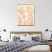 Plannen voor Centerville, Leon, Moulton Canvas Afdruk (Insitu (Slaapkamer))
