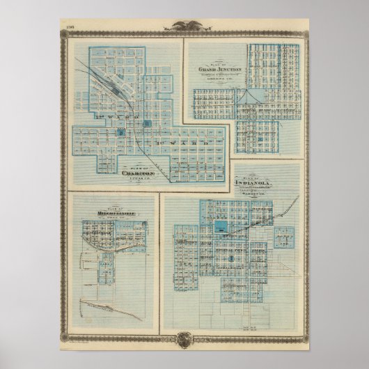 Plannen voor Chariton, Grand Junction Poster (Voorkant)