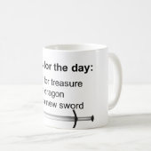 Plannen voor de dag-RPG-Mok Koffiemok (Voorkant rechts)