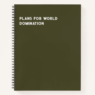 Plannen voor het Notitieboek van de wereldheerscha